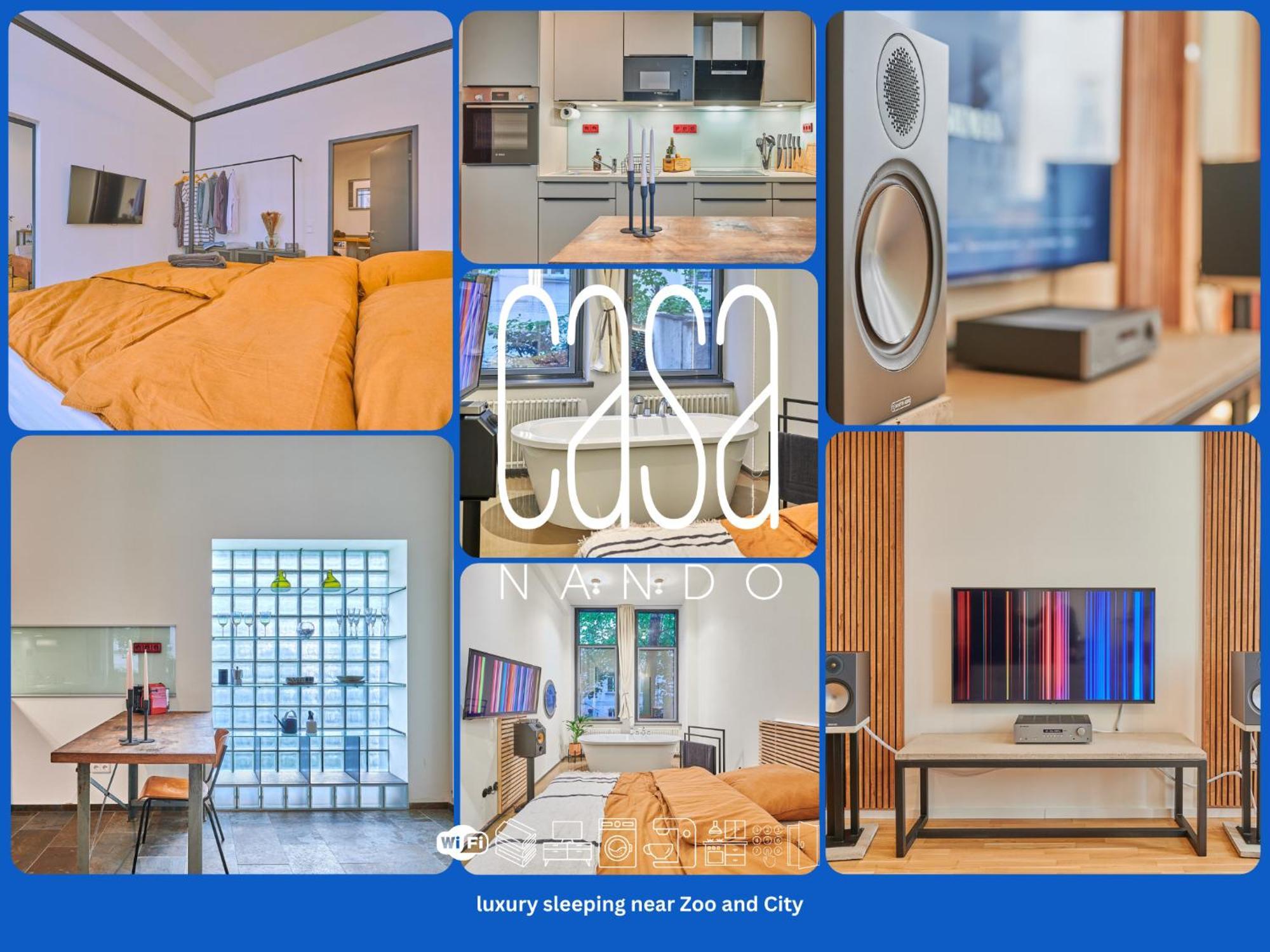 Casanando Premium Suites - Hifi Lofts In Ruhiger Zoo - Und Citylage Leipzig Bagian luar foto